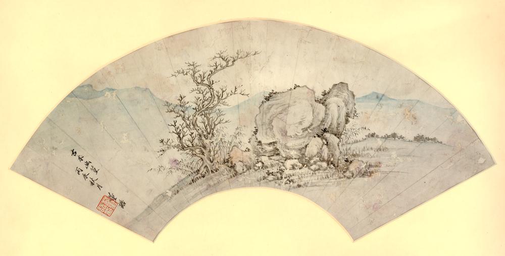 图片[1]-fan; painting BM-1952-1108-0.8-China Archive